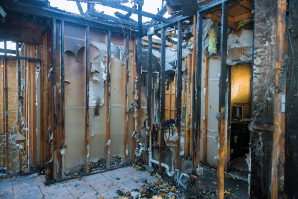 Professional Soot Cleanup technician working in Jeffersonville, OH